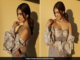 Floral Days Are Here Again For Malavika Mohanan And Her Chic Corset Dress Floral Days Are Here Again For Malavika Mohanan And Her Chic Corset Dress