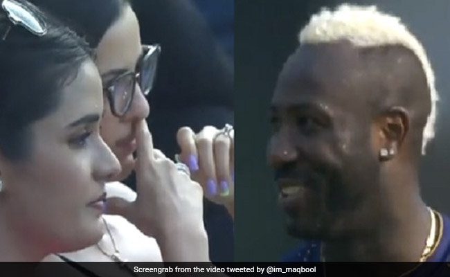 आखिरी ओवर में Andre Russell का पावर देख चौंक गई हार्दिक पंड्या की बीवी, चिंता में बैठी दिखीं- Video
