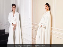 Deepika Padukone और आलिया भट्ट ने पहना हूबहू वाइट केप्ड सूट, किसके लुक्स ने जीता फैंस का दिल, देखें Photos  Deepika Padukone और आलिया भट्ट ने पहना हूबहू वाइट केप्ड सूट, किसके लुक्स ने जीता फैंस का दिल, देखें Photos