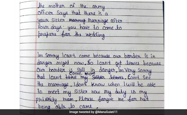 Delhi School Teacher Shares Apology Note From A Student, Internet Amazed