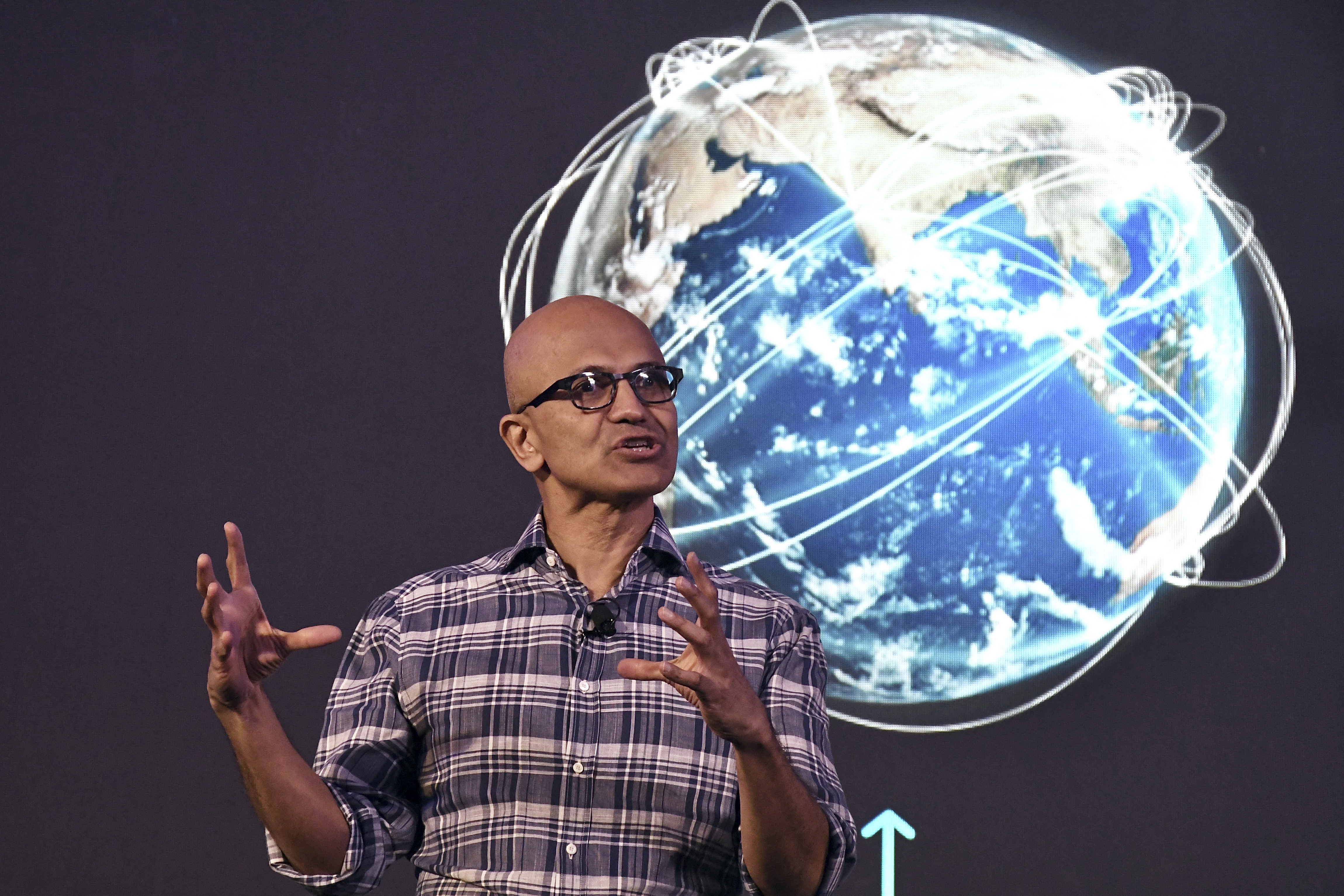 Microsoft CEO Satya Nadella Spotlights India's Digital Transformation