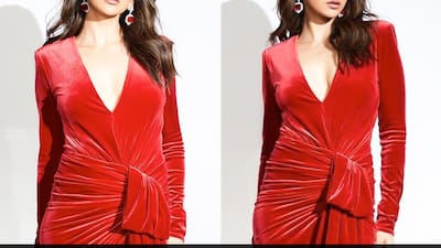 rakul preet singh red dress Rakul Preet Singh dazzles in a shimmery red lehenga, redefining elegance : Bollywood News