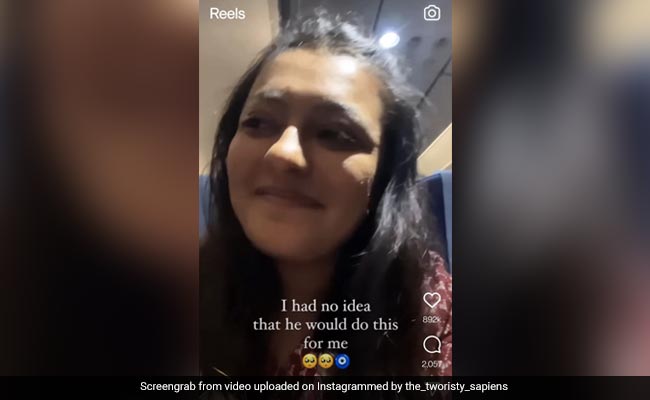 Watch: IndiGo Pilot Welcomes Wife On-Board With A Surprise Announcement
