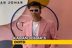 Karan Johar Looks Dapper In A Pink Co-Ord Set Karan Johar Looks Dapper In A Pink Co-Ord Set