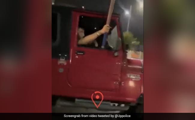 Video: Noida Man Swings Baseball Bat Outside SUV Window. Then This Happens