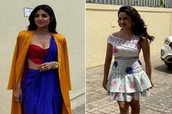 Shilpa Shetty And Shirley Setia Arrive In Style At <i>Nikamma</i> Trailer Launch Shilpa Shetty And Shirley Setia Arrive In Style At <i>Nikamma</i> Trailer Launch