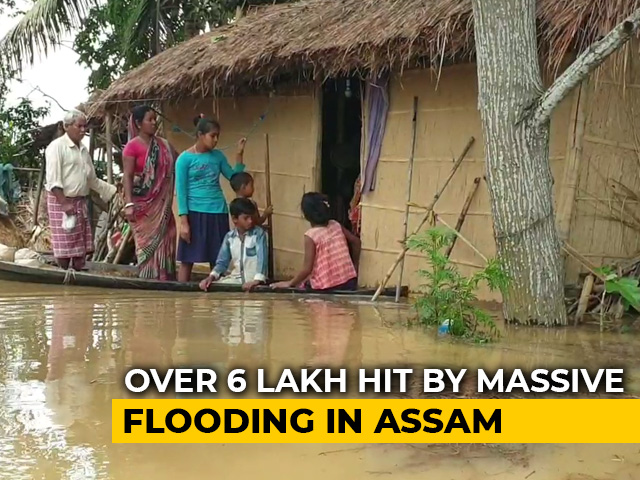 Rain Havoc In Assam: 1,500 Villages Flooded, Over 6 Lakh People Affected Rain Havoc In Assam: 1,500 Villages Flooded, Over 6 Lakh People Affected