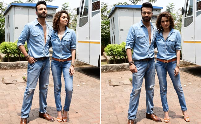 Ankita Lokhande And Vicky Jain Double The Denim Quotient In Their Matching Outfits