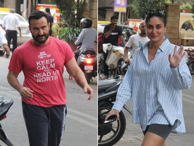 Kareena Kapoor And Saif Ali Khan's Day Out
