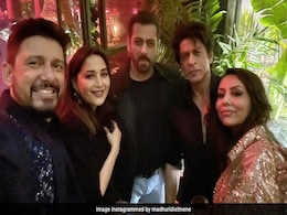 "Legends In A Frame": The Internet Can't Get Enough Of Madhuri Dixit's Pic With SRK-Gauri, Salman And Shriram Nene "Legends In A Frame": The Internet Can't Get Enough Of Madhuri Dixit's Pic With SRK-Gauri, Salman And Shriram Nene
