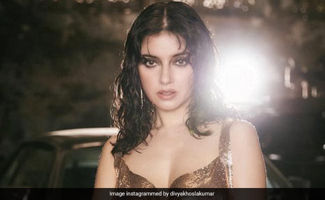 Divya Khosla Kumar Is A Dazzling Diva In A Stunning Gold Shimmer Dress