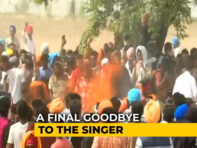 Singer Sidhu Moose Wala Makes Final Journey On His Favourite Tractor