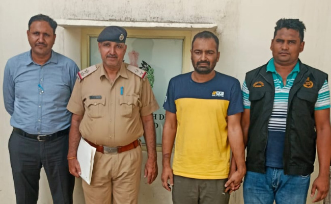 फरीदाबाद में विकास चौधरी हत्याकांड का शूटर गिरफ्तार