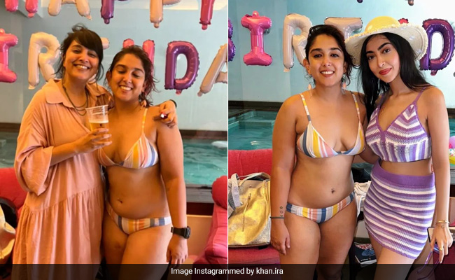 Ira Khan's Birthday Outfit Was Summertime Gladness Summed In A Vibrant Swimsuit