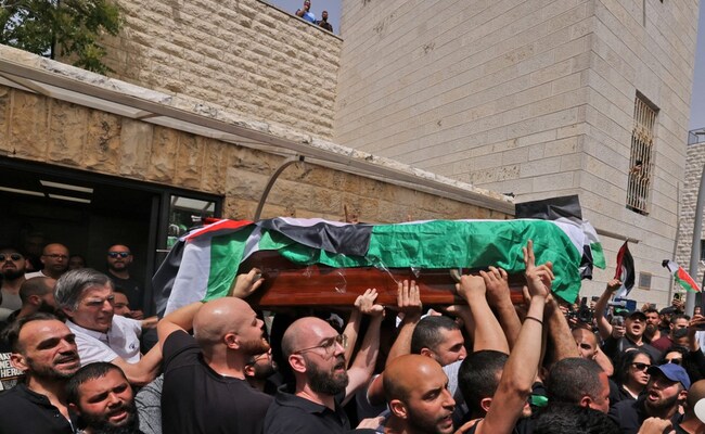 "Deeply Troubled": US Slams Israeli Police Over Violence At Al Jazeera Journalist's Funeral