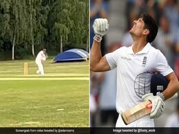 15 साल के गेंदबाज ने Alastair Cook को किया बोल्ड, जिसने भी देखा हैरान रह गया- Video 15 साल के गेंदबाज ने Alastair Cook को किया बोल्ड, जिसने भी देखा हैरान रह गया- Video