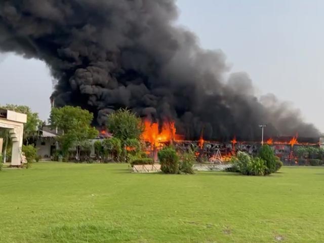 Watch: Massive Fire At A Paper Godown In Delhi