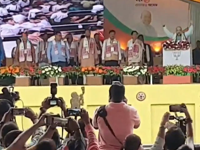 BJP's Show Of Strength As Himanta Biswa's Government Completes A Year