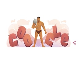 Google Doodle Celebrates Gama Pehalwan, The Undefeated Wrestling Champion Google Doodle Celebrates Gama Pehalwan, The Undefeated Wrestling Champion