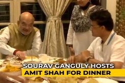 Sourav Ganguly Hosts Amit Shah For Dinner Sourav Ganguly Hosts Amit Shah For Dinner