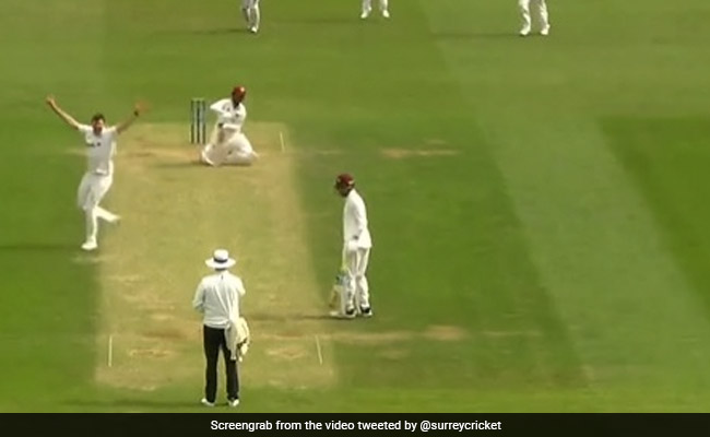 इंग्लिश गेंदबाज ने 'रॉकेट यॉर्कर' से बल्लेबाज को क्रीज पर बैठाकर किया आउट, लंगड़ाते हुए लौटा पवेलियन- Video