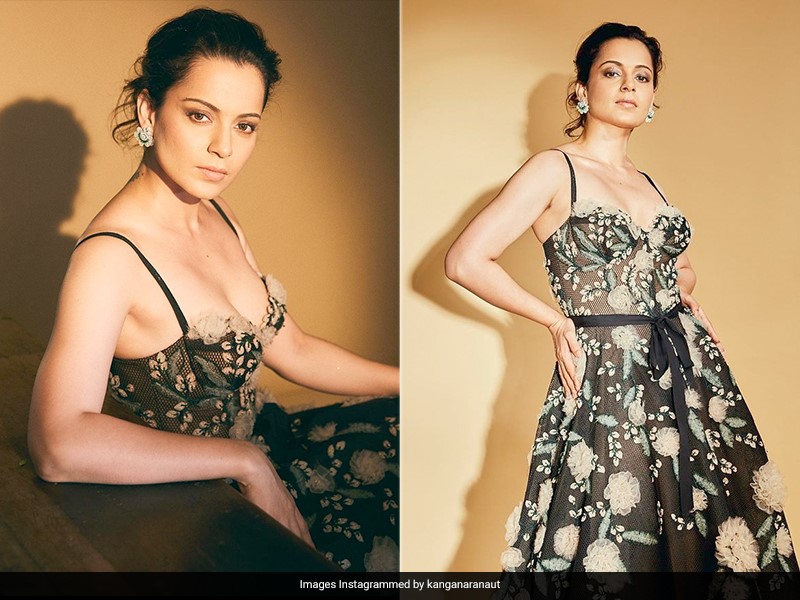 Kangana Ranaut Channels Flower Power In A Stunning Corset Dress