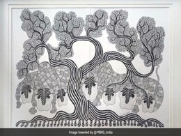 PM Modi Gifts Gond Art To Australia's New Prime Minister PM Modi Gifts Gond Art To Australia's New Prime Minister