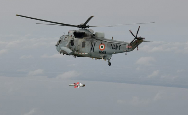 Watch: Homemade Air-Launched Anti-Ship Missile Tested, 1st For Indian Navy