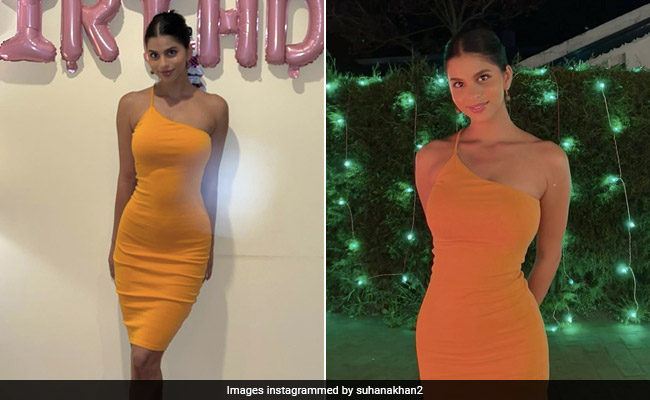 Suhana Khan's Birthday Party Was A Summer Fiesta In Her Orange Dress
