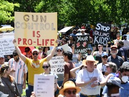 "What We Need Now...": Trump Rejects Gun Control Calls After Texas Horror "What We Need Now...": Trump Rejects Gun Control Calls After Texas Horror