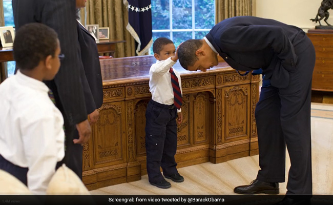 Watch: Barack Obama Reunites With The Boy Who Touched His Hair In Iconic 2009 Photo
