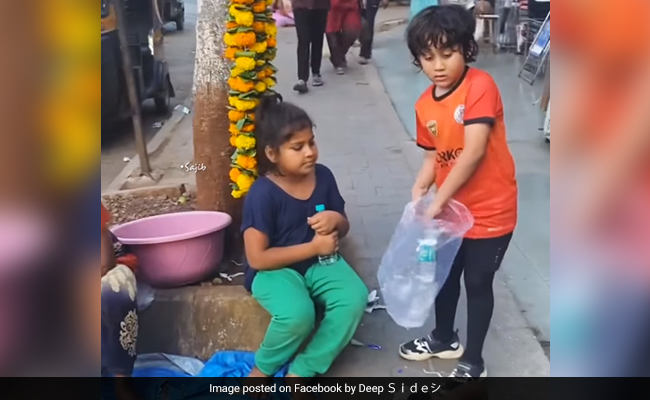 "Angel On Duty": Internet On Boy Giving Water Bottles To Roadside Vendors