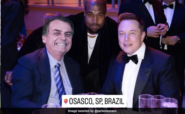 Musk In Brazil, President Bolsonaro Says His Twitter Bid "Ray Of Hope"