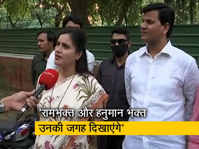 नवनीत राणा का उद्धव ठाकरे पर निशाना, बोलीं- "जो व्यक्ति दूसरे के नाम पर मुख्यमत्री बने उन्हें..."