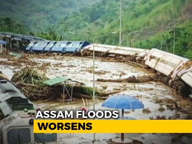 7 Dead In Floods, Landslides In Assam; Over 33,000 In Relief Camps