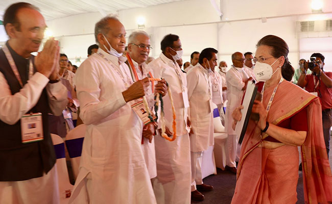 Congress Dissenters' Key Demand Accepted At Party's Big Meet In Rajasthan