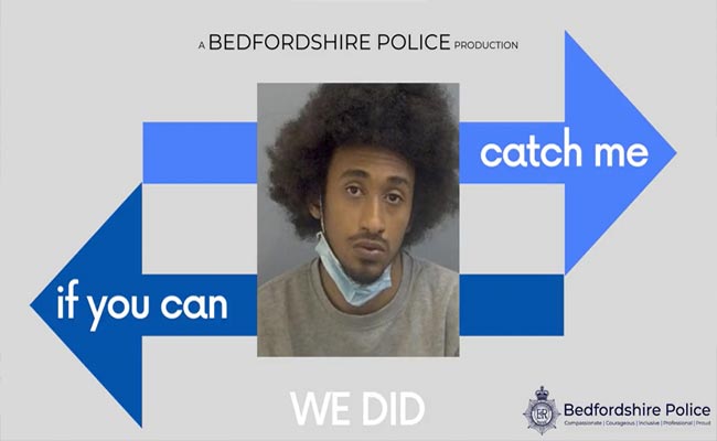 "We Did": Police After Capturing Criminal Who Said "Catch Me If You Can"