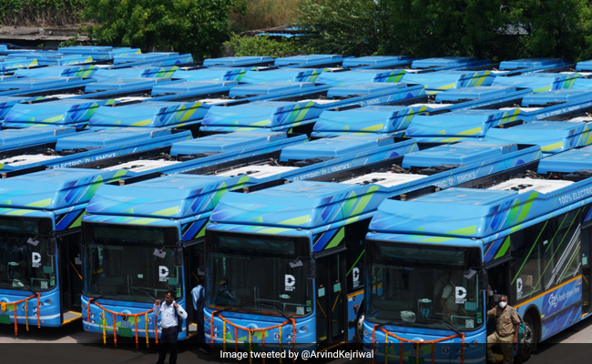Delhi Gets GPS Equipped, Pollution Free State-Of-Art 150 Electric Buses