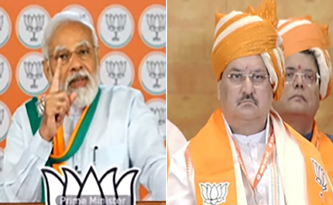 PM Modi Tells BJP Leaders To Not Fall Into The Trap Of "Selfish Parties"