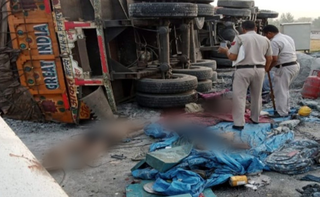 3 Dead As Truck Runs Over Sleeping Migrant Labourers In Haryana's Jhajjar