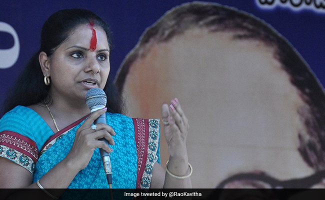 Telangana Leader K Kavitha Alleges BJP MP Cheating Turmeric Farmers