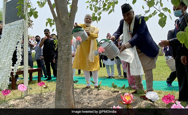 PM At Buddha's Birthplace In First Visit To Nepal After 2020 Boundary Row