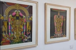 Tamil Nadu Artist Captures Sanctum Deities In Water Colours Tamil Nadu Artist Captures Sanctum Deities In Water Colours