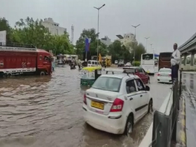 Heavy Rain Causes Waterlogging In Parts Of Gurugram
