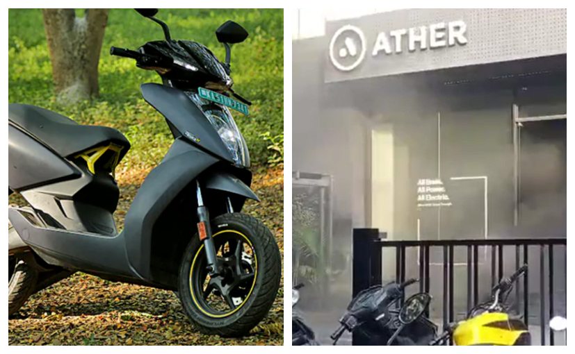 Ather Energy Says Damaged E-Scooter Due To Accident Caused Short-Circuit, Fire