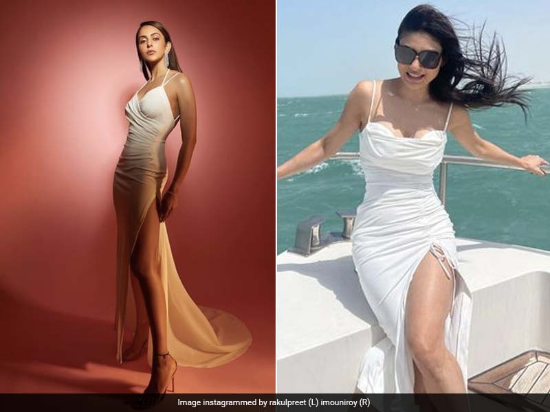 White Is The Colour Of The Season For Mouni Roy And Rakul Preet Singh