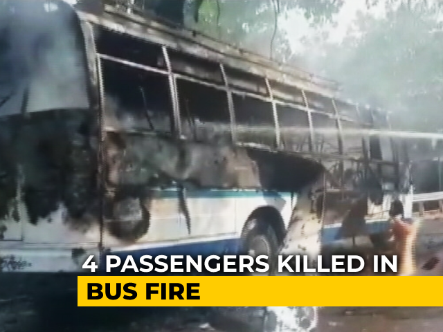 4 Dead, 20 Injured As Bus Returning From Vaishno Devi Catches Fire