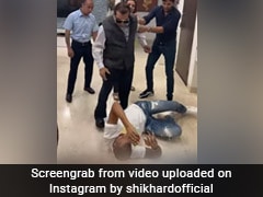 Watch: Dhawan 'Knocked Out' By Father After PBKS Fail To Reach Playoffs