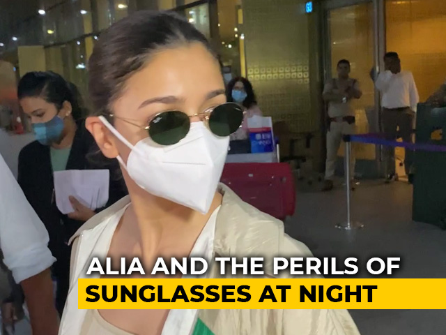 The Moment Alia Bhatt Forgot To Take Her Sunglasses Off At Night