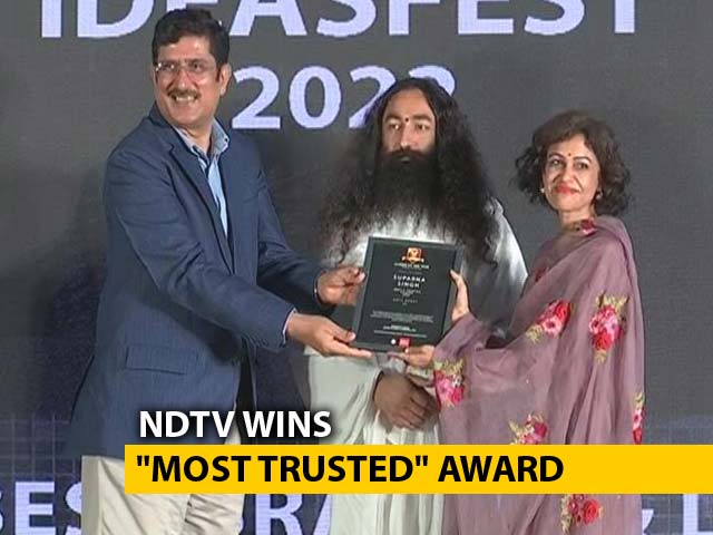 "Most Trusted" Awards For NDTV, Sreenivasan Jain, Suparna Singh
